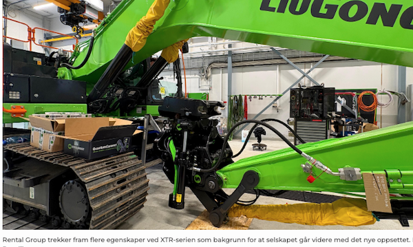 Rental Steelwrist på gravemaskiner