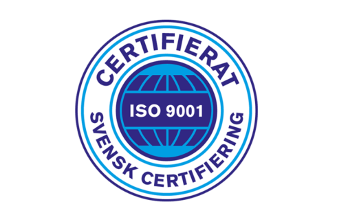 SveCert ISO 9001 900x600